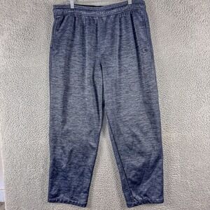 AND1 Pants Mens 2XL Gray Athletic Track Joggers Zip Pocket Performance Polyester